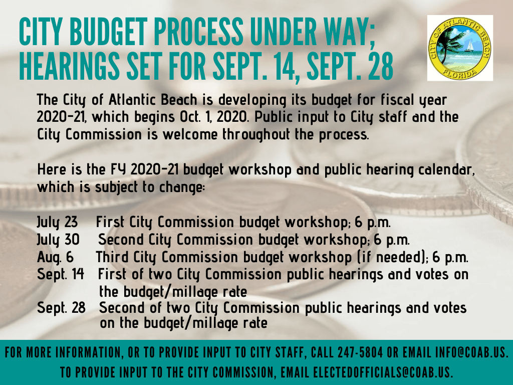 AnnouncementBudgetCalendar2020-21