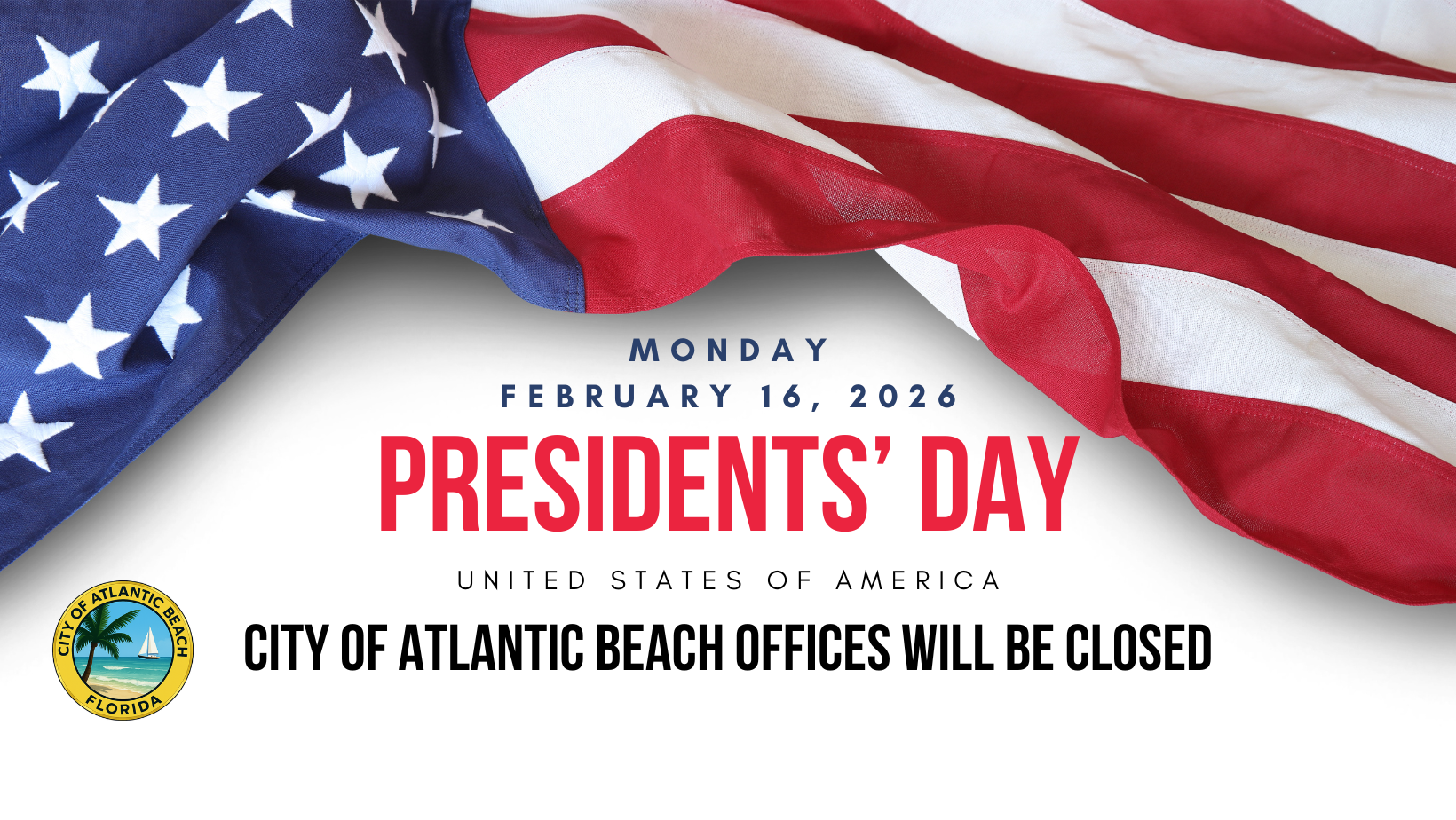 Presidents Day Greeting Facebook Cover